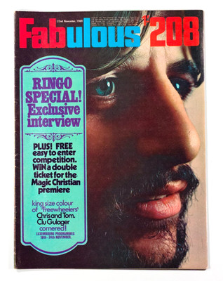 Ringo Starr CHARLOTTE MARTIN Clu Gulager FREEWHEELERS Fabulous 208 November 1969