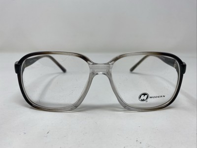 Modern Optical TORNADO GREY 54-18-145 Plastic Full Rim Eyeglasses Frame Z224