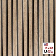 Brown Wood Slat Peel and Stick Wallpaper - 17.5"x100" 17.5" x 100" Dark Brown