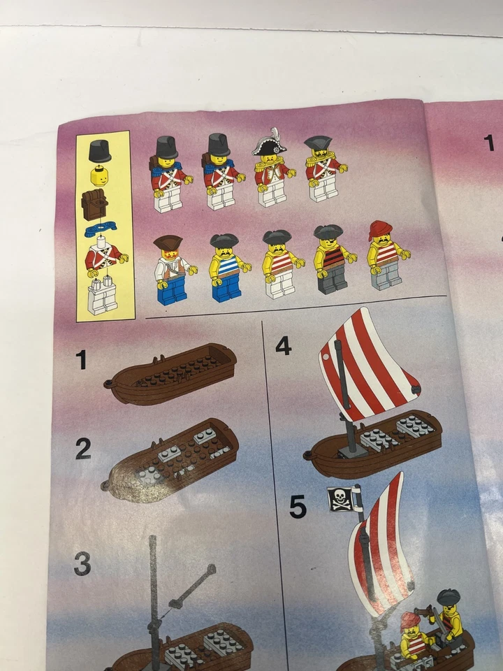 Vintage LEGO Pirates Set 6277 Imperial Trading Post Instruction Manual ONLY RARE - Image 4 of 4