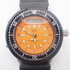 Orologio Seiko Hybrid Diver Tuna Ana-Digi Orange Arnie H558-500A Vintage Quarzo G89