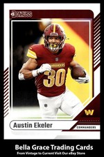 2024 Panini Donruss Austin Ekeler #1 Washington Commanders NFL Football