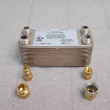 Duda Diesel 30 Plate Homebrew Universal Beer Wort Chiller Stainless Steel Copper