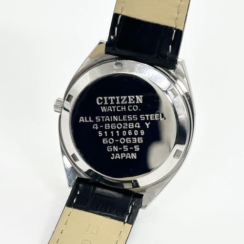 CITIZEN CRYSTRON 4-860284 Vintage Tutto Acciaio Inox Tondo Uomo B13554 - Foto 11 di 11