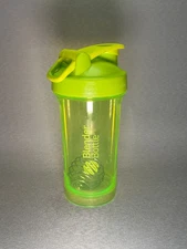 BlenderBottle Classic V2 Shaker Cup Neon Green Lime BPA-Free with BlenderBall