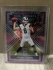 Johnny Hekker 2018 Donruss Elite Dual Threats Pink #DT-2 Los Angeles Rams 43/75