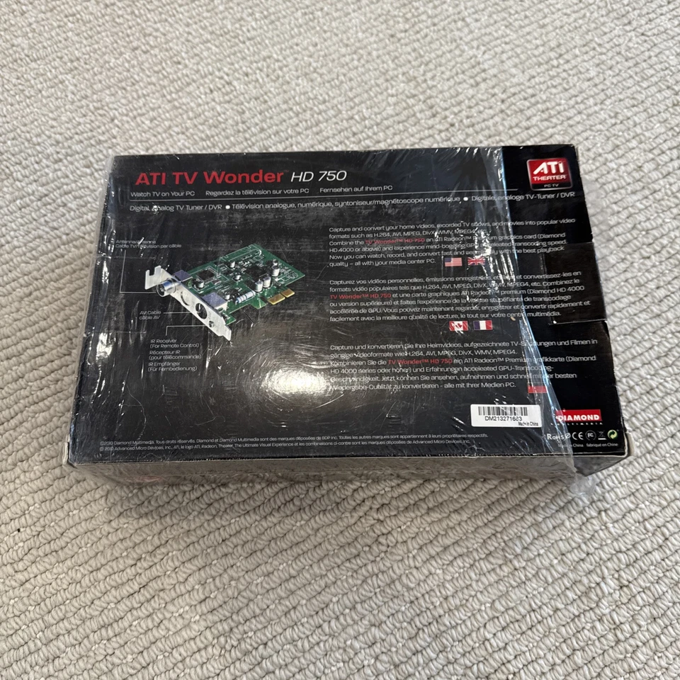 DIAMOND ATI TV Wonder HD750 PCI-E HD TV Tuner Card, TVW750PCIE v3,  NIB - Image 4 of 4