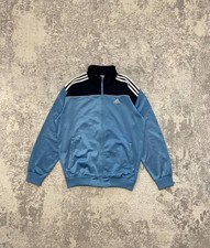 Adidas Vintage 2008 Color Block Track Jacket Light Blue Navy Y2K Sportswear