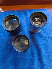 Lens Lot With Bell Howl Night Owl Optics. Projector And Enlarging Lenses.