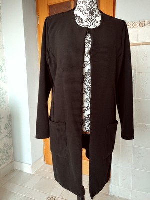 Bexleys Woman, Longjacke, Cardigan, Grösse L, Schwarz, Neuwertig, langer Arm