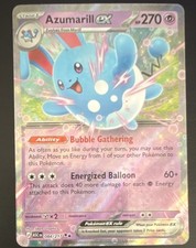 Pokémon Azumarill EX Rare Holo 084/217
