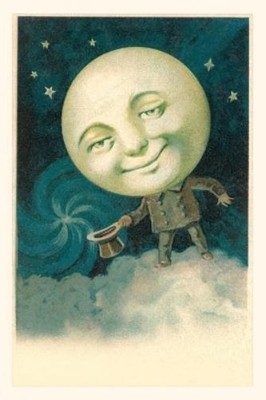 Found Image Press Vintage Journal Benevolently Smiling Moon (Taschenbuch)