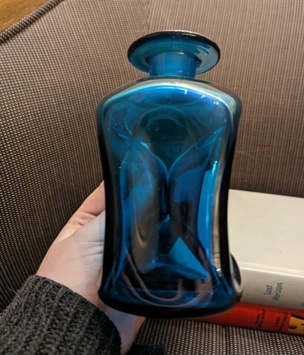 Holmegaard Kluk Kluk Blue Decanter MCM - Picture 3 of 5