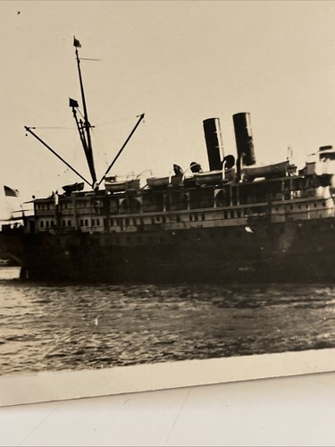 Vintage Real Photo Postcard RPPC Tampico Mexico El Monterrey Water Ship History - Picture 8 of 8