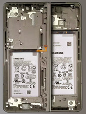 OEM Mid-Frame Housing with OEM Battery Samsung Galaxy Z Fold 4 5G Service Pack 