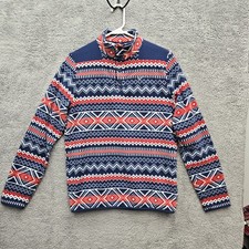 Vineyard Vines Shep Ian Fleece Pullover Jacket Aztec Boys Size M