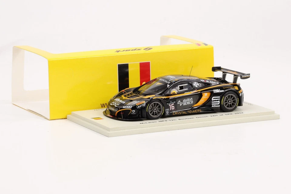 1:43 Spark McLaren MP4-12C Boutsen Ginion 24h Spa 2014 #14 SB088 - Imagen 3 de 4