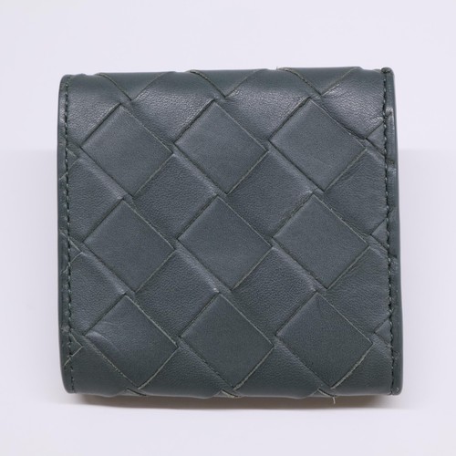 BOTTEGA VENETA Intrecciato Folding Coin Purse coin purse green - Picture 2 of 11