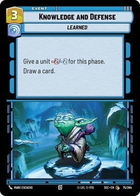Knowledge and Defense [SEC - 75/264]
