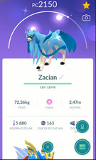 Zacian Shiny Hero of Many Battles-Pokémon GO