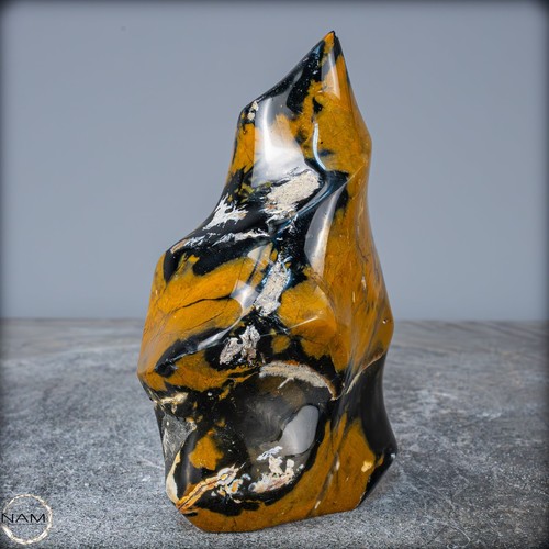 Natürliche Jaspis-Chalcedon Kristallflamme - 948,07g - Bild 4 von 9