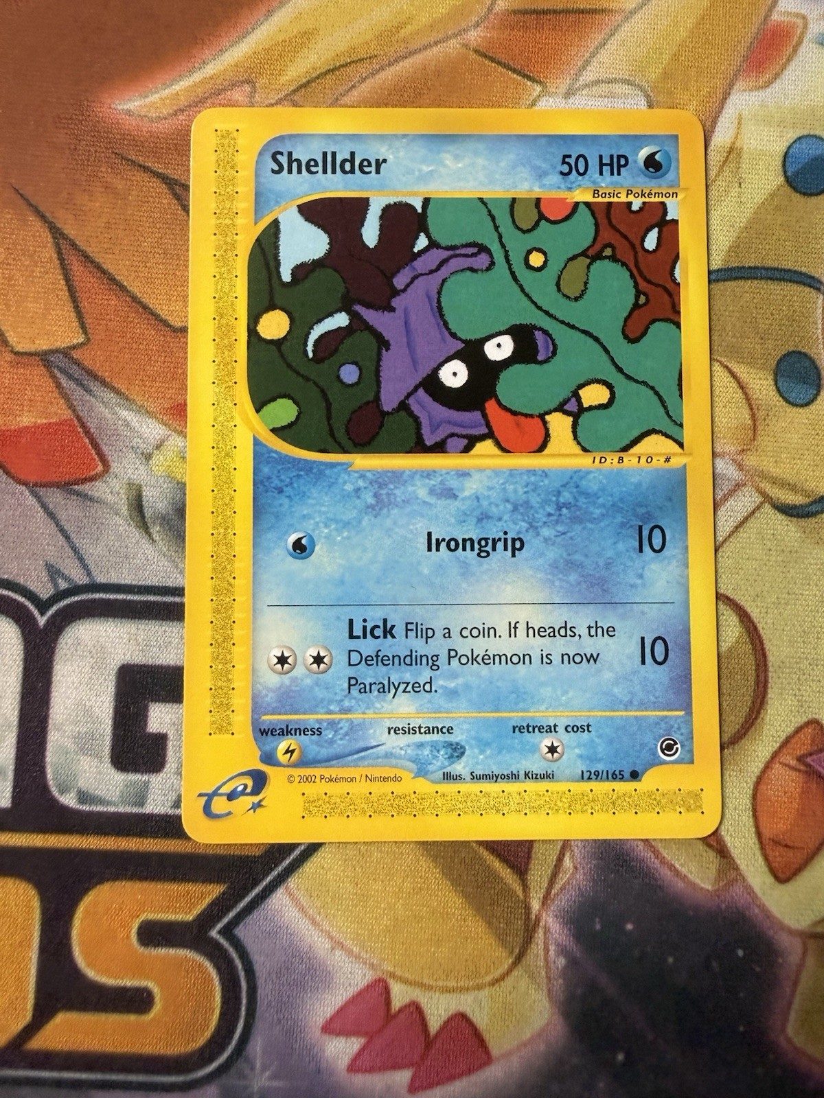 Pokemon Shellder Common Normal Expedition 129/165 NM