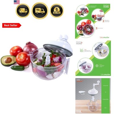 Salsa Maker, Food Chopper, Mixer and Blender - Manual Food Processor