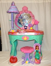 Disney Little Mermaid Talking Magical Vanity Princess Ariel Styling Purse WORKS