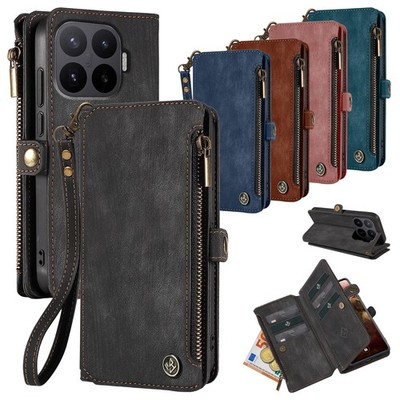 Handy Hülle für Xiaomi 17T / 17T Pro RFID Geldbörse Wallet Case Cover 9H Glas