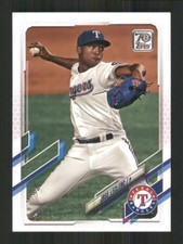 2021 Topps #396 Jose Leclerc Texas Rangers 43196