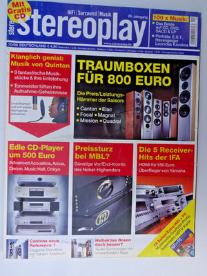 STEREOPLAY 10/06,mit ung. CD,QUADRAL ARGENTUM 09,MISSION M 66i,ELAC FS 127,ARCUS