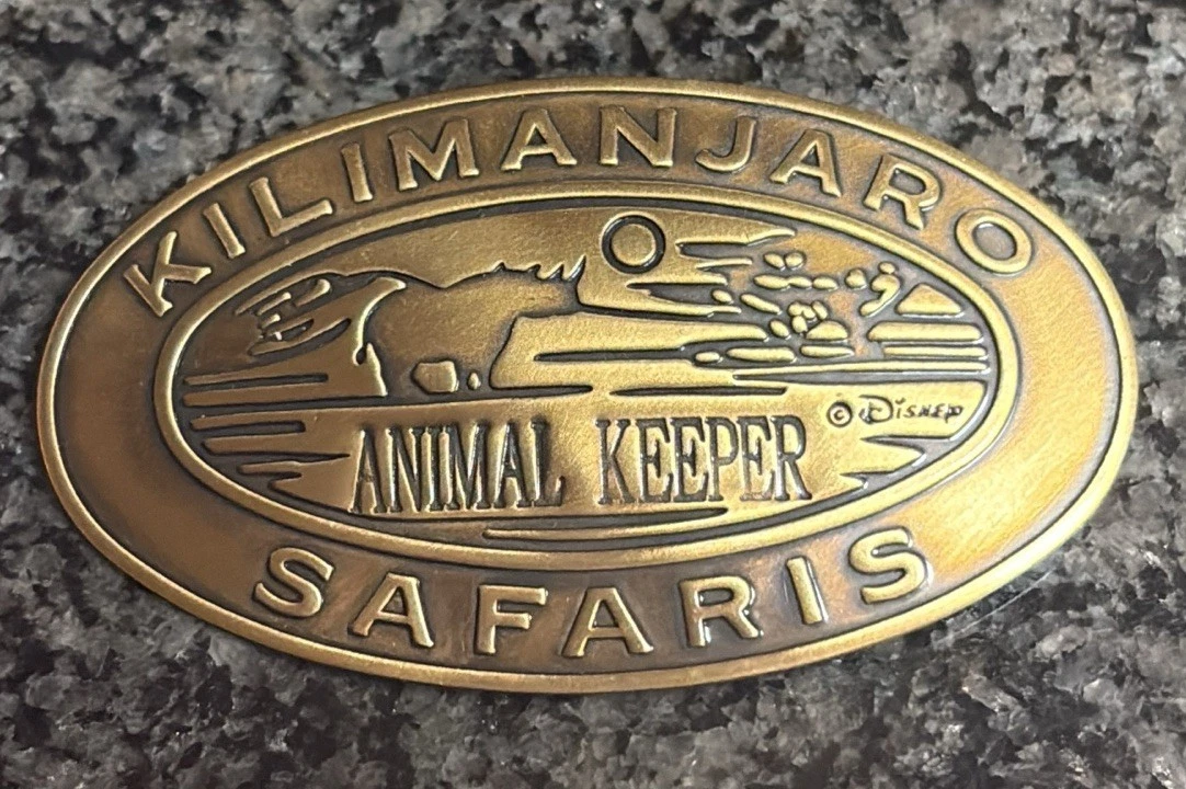 Kilimanjaro Safaris Badge Animal Kingdom Disney World Button Animal Keeper Pin