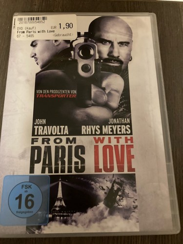 Dvd Film From Paris With Love John Travolta