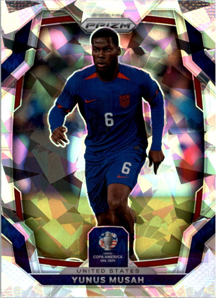 2024 Panini Prizm Copa America Prizms Ice #153 Yunus Musah - SCR