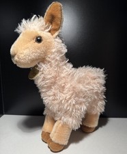 MIYONI LLAMA by AURORA 11  Plush Tan Light Brown Standing Stuffed Animal