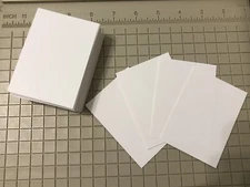 100 ACEO Cards ~ Blank 100 lb Bristol Smooth Paper ~ 2.5 x 3.5 White ~ Canson