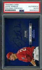 Jesse Winker PSA DNA Coa Signed 2012 Bowman Sterling Rookie Autograph