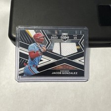 2023 PANINI ELITE EXTRA EDITION BASEBALL JACOB GONZALEZ PATCH CARD