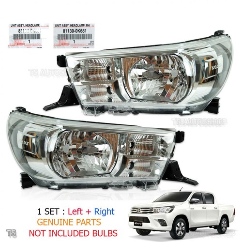 Par de luces delanteras derecha izquierda 2015-2017 para camioneta Toyota Hilux Revo SR5 M70 - Imagen 3 de 6