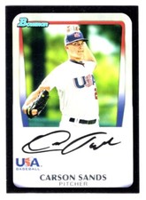 CARSON SANDS  USA  2011 BOWMAN DRAFT #BDPP105