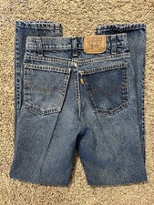Vintage 305 Student Levi  s Boys Youth Stonewash Denim Jeans W27 x L32 Orange Tag