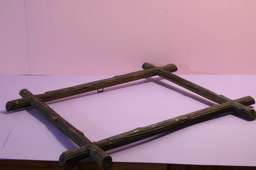Antique Black Forest Style wood frame c1920/30s Austria 44x37cm - Picture 8 of 8
