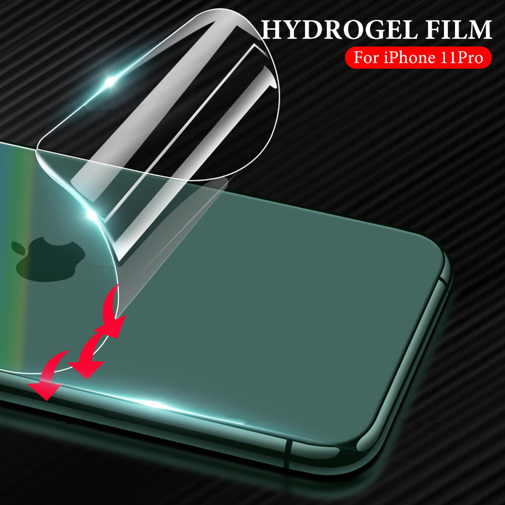 Full Hydrogel Protective Film Screen Protector For iPhone 14 XR X SE 7