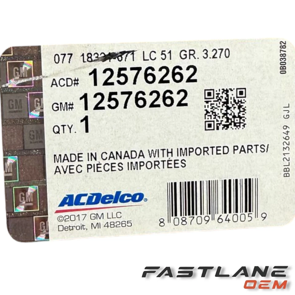 2010-2011 CHEVROLET CAMARO ВЫПУСКНОЙ КОЛЛЕКТОР ПРОКЛАДКА НОВЫЙ OEM 12576262 - Изображение 3 из 4