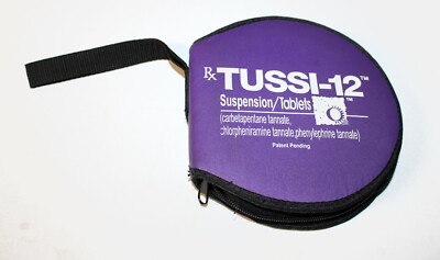 RARE CD Wallet / Case / Holder TUSSI-12 / RYNA-12 S ~~ DRUG REP Promo PHARMA RX
