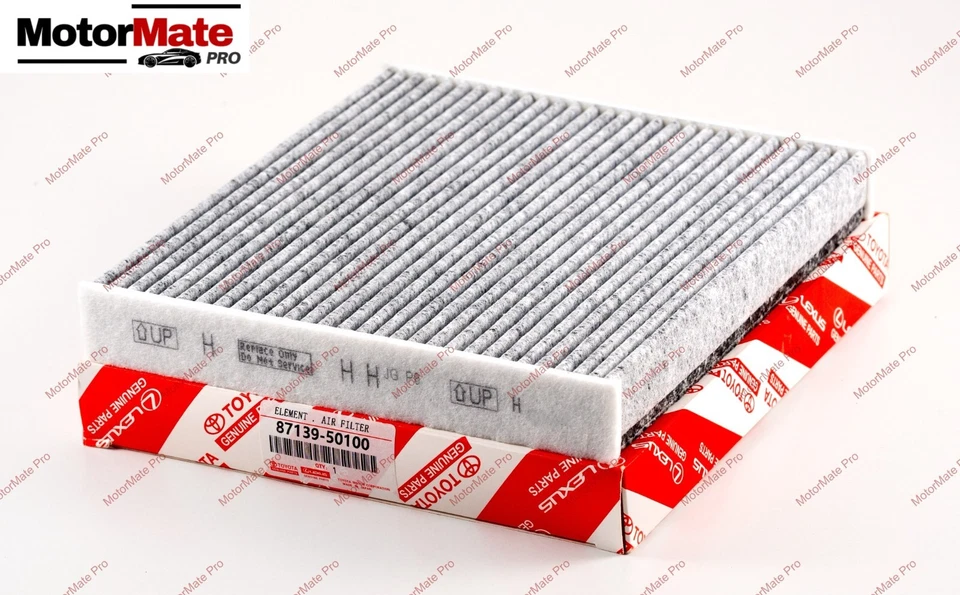 Lexus / Toyota Genuine OEM Charcoal Cabin Clean Air Filter 87139-50100 (2-Pack) - Image 3 of 4