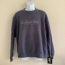 VTG Y2K Mens Southern Hills Plantation Club Sz L Big Gear For Sports Sweater NEW