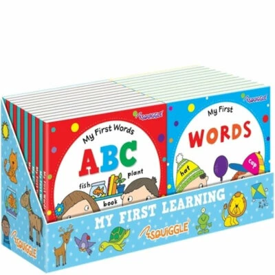 Early Learners Single Board Book - Learning Toddlers Babies Children ABC Words