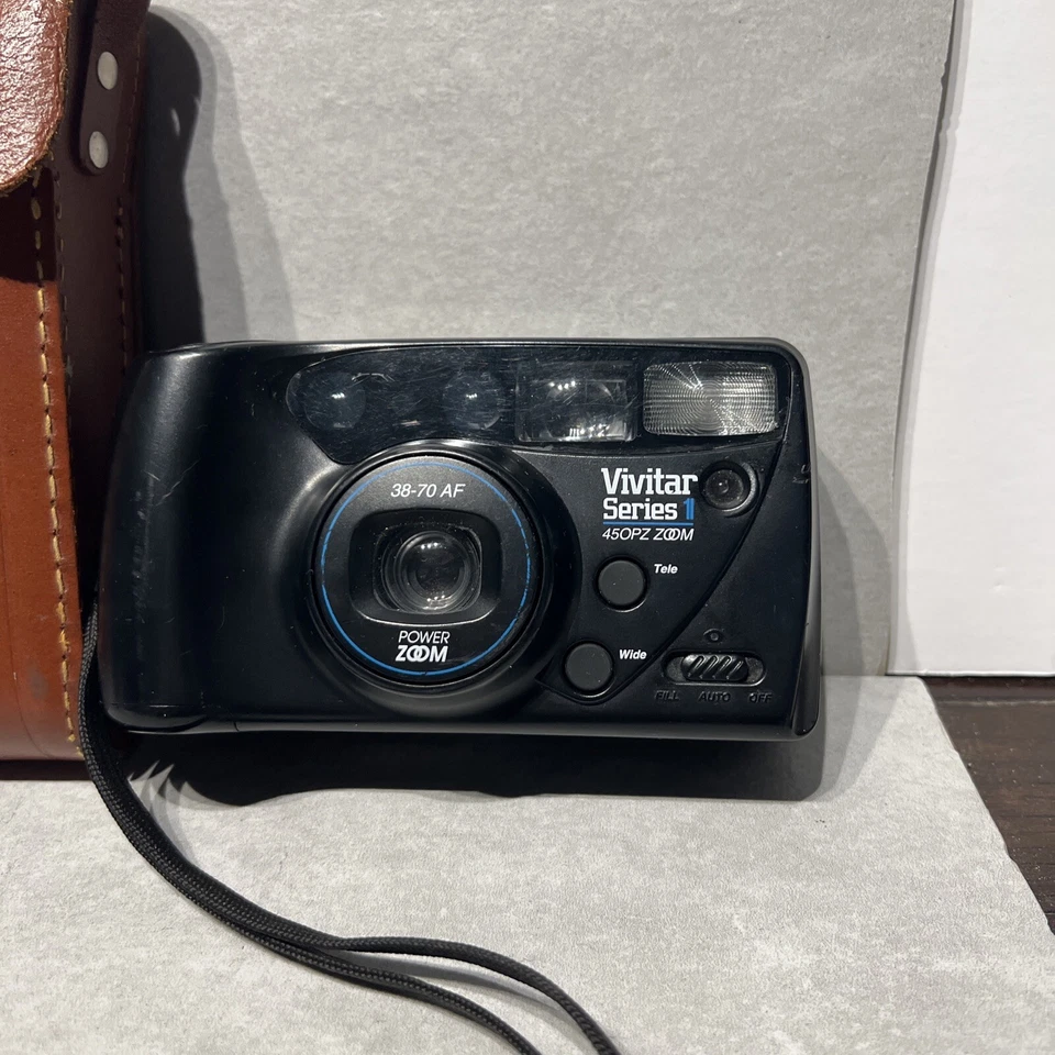 Vivitar Point & Shoot Camera 450PZ Zoom Series 1 AF 38-70mm w/Rohlik Case✅ (131) - Image 2 of 4