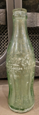 Coca Cola 6oz Glass Bottle Utica New York vintage collectable - Main Image